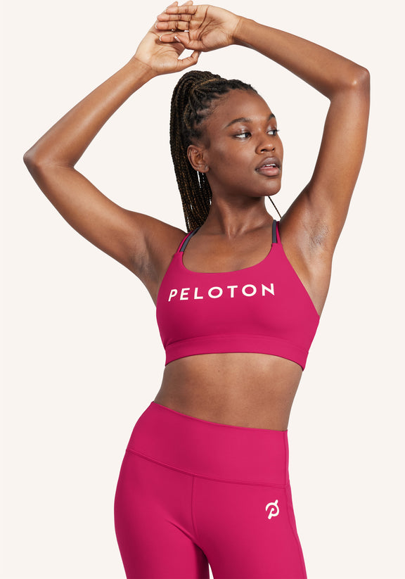 Womens Peloton Cadent Peak Strappy Sports Bra Size Large