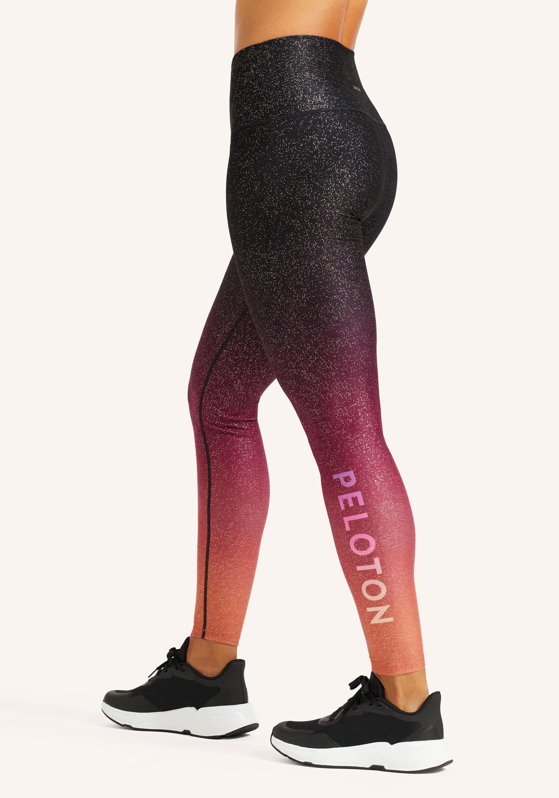 Peloton x WITH Women's Leggings Girls Night Out High Waisted Sparkle  Starlight