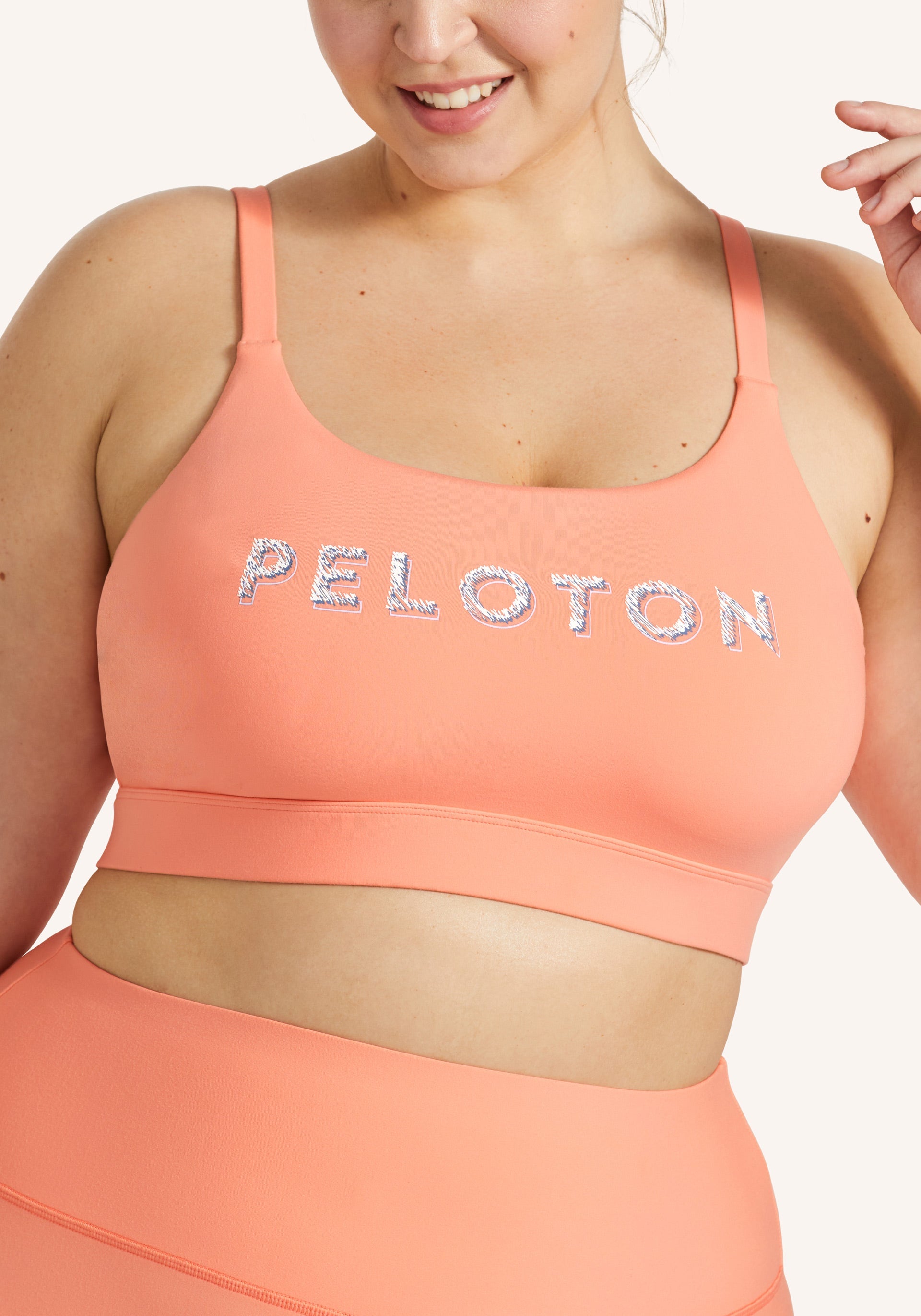 Womens Peloton Cadent Peak Strappy Sports Bra Size Large 