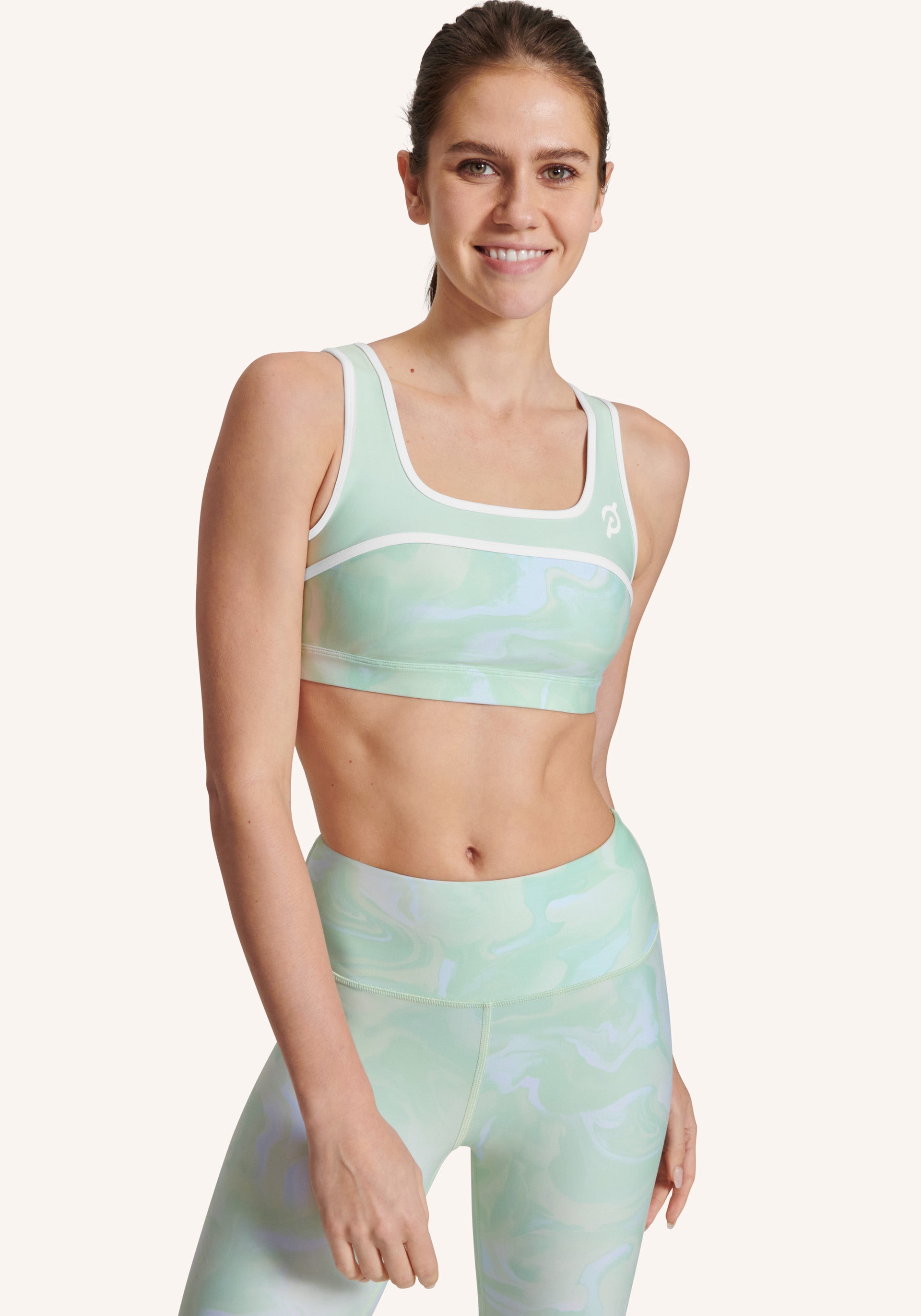 Here Now Glaz Swirl Square Neck Bra – Peloton Apparel Australia